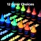 Glow in The Dark Paint, Glow Paint Set of 12 Bright Colors 30ml/1oz, Acrylic Glow in The Dark Paint Perfect for Art Painting, DIY projects, Halloween and Christmas Decorations, Rich Pigments for Adults, Artists and Students